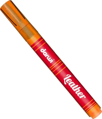 Zdjęcie produktu dla Darwi Paint On Leather Marker Marker na skórze Orange 6 ml 1 szt.
