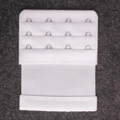 Immagine prodotto di CHPN – Estensione per reggiseno – Accessorio per reggiseno – Fascia allungabile per reggiseno – Bianco – 4 ganci – Elastico – Universale – Reggiseno – Accessori per reggiseno – Reggiseno troppo stretto – 2 pezzi – Elastico