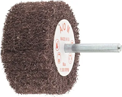 Produktbild von FORMAT Fächer-Vliesstift Schaft-Ø 6mm 80x50mm, A/0 grob, Körnung:nv, Abmessung:nv, Korund:nv, Schaft-Ø:6 mm_3667