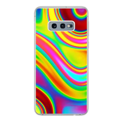 Produktbild von MuchoWow® Handyhülle Schutzhülle Hülle für Samsung Galaxy S10e Kunst - Wellen - Farben - Psychedelisch Silikon Softcase Handy Hülle - Handy
