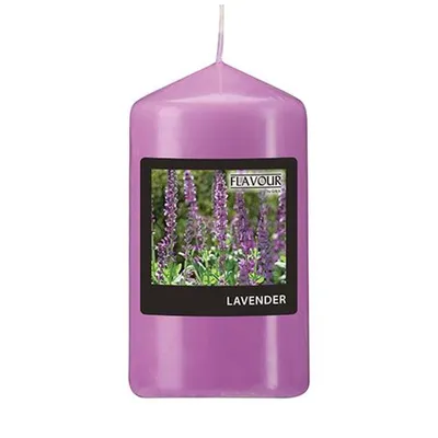 Produktbild von Flavour by GALA 6x Duft-Stumpenkerze Ø 58 mm · 110 mm violett - Lavender