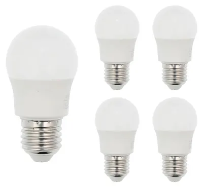 Produktbild von VITO E27 LED Kugellampe G45 7W 520lm 4000K 240V 45mm 5 Stück