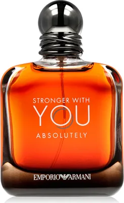 Produktbild von Emporio Armani Stronger With You Absolutely, Männer, 100 ml, Spray, ALCOHOL ● PARFUM / FRAGRANCE ● AQUA / WATER ● BUTYL METHOXYDIBENZOYLMETHANE ● COUMARIN ●...