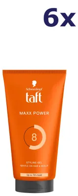 Produktbild von 6x Taft Gel Tube 150ml Maxx Power Hold 8