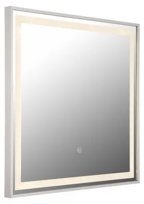 Image de Lampe LED pour miroir, tactile, variateur, CCT, 50x50 cm