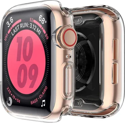 Produktbild von Apple Watch 38 mm Series 0 1 2 3 Silikon Schutz Hülle Full Cover Displayschutz