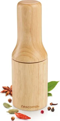 Image de Mortier Pilon Bois ø6cm Broyage Manuel Efficace - Tescoma