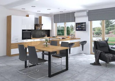 Produktbild von Esstisch IMPERIAL Tisch Metallbeine 138x90 Artisan