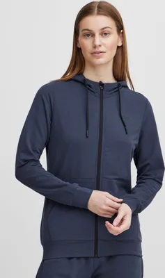 Produktbild von NORTH BEND NBBrenta Damen modische Sweatjacke Kapuzenjacke Hoodie komfortabel mit Kapuze