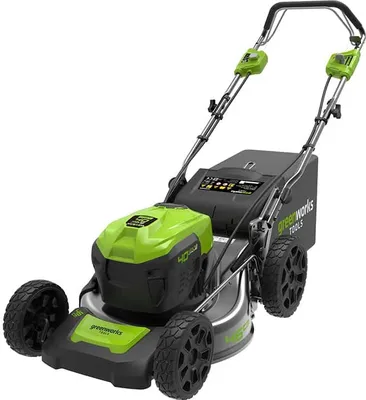 Zdjęcie produktu dla Greenworks GD40LM46SP - Schubrasenmäher - 750 m² - 46 cm - 2,5 cm - 7 mm - 4 Rad/Räder