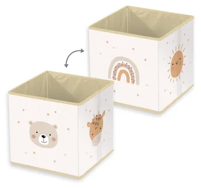 Produktbild von Kinder Aufbewahrungsbox Herding "Little Friends" - faltbar, 30×30×30 cm