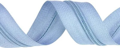 Produktbild von 5m Endlos-Reißverschluss 3mm freie Farbwahl,351 pastellblau