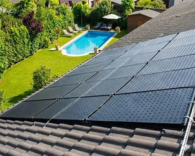 Produktbild von OKU Solarabsorber Komplettset - 12 Absorber für Pools bis 24 m²