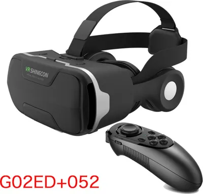 Produktbild von G02ED Shinecon VR Brille Headset Version Augenschutz 360 Panorama Handy mit Fernbedienung