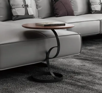 Produktbild von Beistelltisch Runder Tisch Couchtisch Sofa Metall Wohnzimmer Runde Design Tische