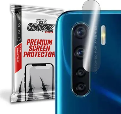 Produktbild von Glas für die Kamera GrizzGlass HybridGlass für Oppo A91