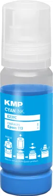 Produktbild von KMP Nachfülltinte passend für Epson 113 Cyan C13T06B240