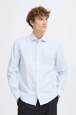 Produktbild von Casual Friday CFBOSTROM Herren Hemd Langarmhemd Freizeithemd Baumwollmischung Relaxed Fit