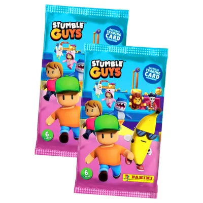 Produktbild von Panini Stumble Guys Karten Serie 1 - Sammelkarten Trading Cards - 2 Booster