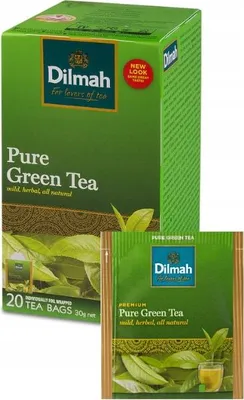 Zdjęcie produktu dla Dilmah Pure Green Tea 20x1,5 g