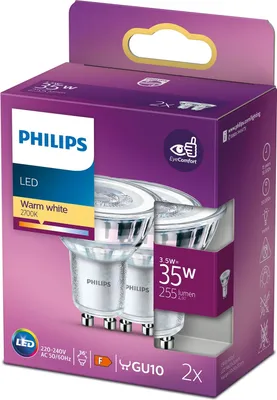 Produktbild von 2er-Pack LED GU10 Spot 35W 255lm