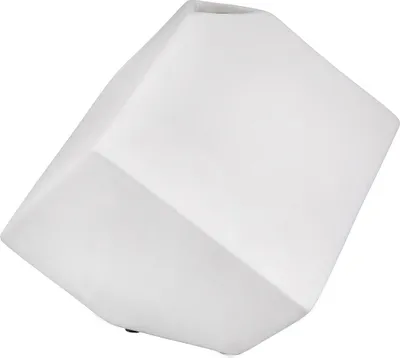 Image de Gilde Vase, "Würfel", Keramik, weiß, VE 2, L. 20 cm, B. 20 cm, H. 19.5 cm 56517 4063387565179