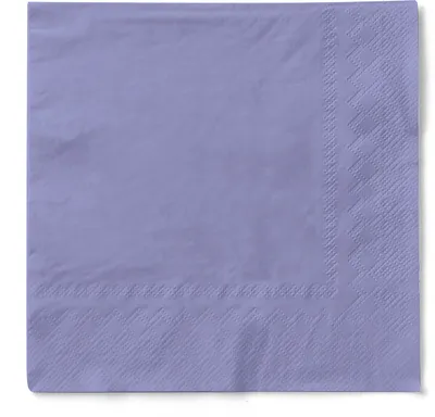 Produktbild von Tissue Serviette Lila, 33 x 33 cm, 3-lagig, 100 Stück - Mank