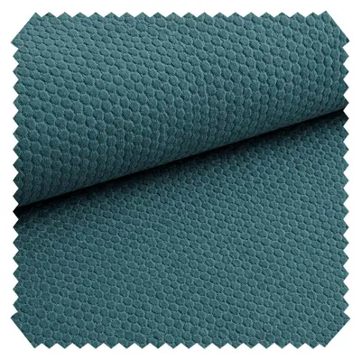 Produktbild von novely® Abverkauf MAKAO Leichter Velours-Möbelstoff Feine Wabenprägung 1lfm - Farbe: 09 Petrol