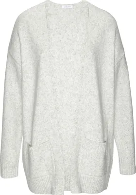 Produktbild von VIVANCE Strickjacke hellgrau meliert Größe 40/42