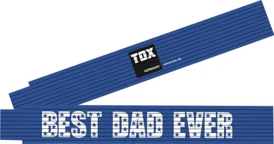 Produktbild von Tox-Dübel-Technik Meterstab"Best Dad Ever" Holz