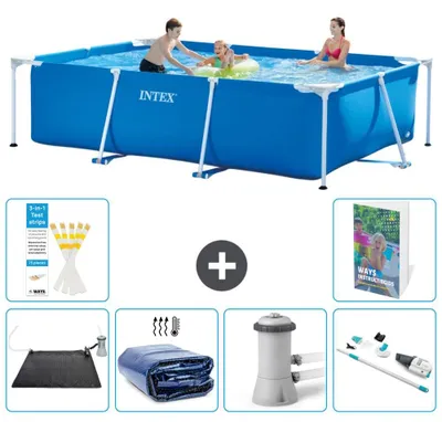 Immagine prodotto di Piscina fuori terra rettangolare - 300x200x75 cm - composta da 5 elementi, modello S82