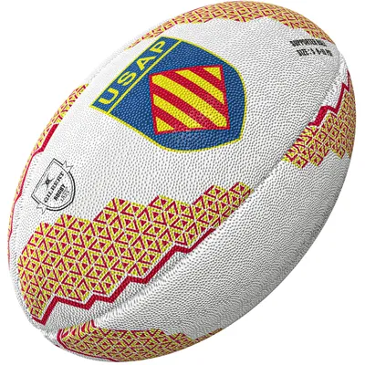 Zdjęcie produktu dla Piłka do rugby Gilbert Rugbyball, model dla kibiców, rozmiar 5 - zestaw piłek treningowych do rugby
