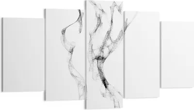 Produktbild von Bild auf Leinwand - Leinwandbild - 5 Teile - Frau Körper Nacktheit - 160x85cm - Wand Bild - Wanddeko - Wandbilder - Leinwanddruck - Bilder - Wanddekoration - Leinwand bilder - Wandbild - EA160x85-4938