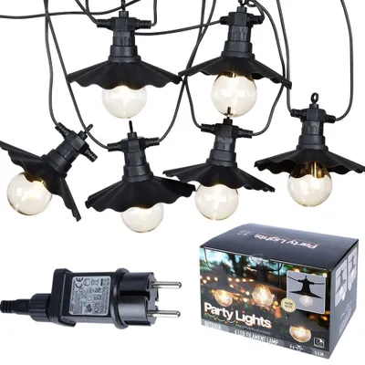 Productafbeelding van Tuinlampenketting met 6 LED-lampjes, met timer, geschikt voor buitengebruik