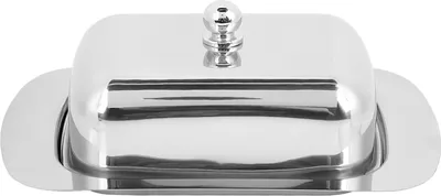 Produktbild von Edelstahl Butter Käse Gericht Tablett Box Lebensmittel Lagerung Dessert Container Keeper mit Deckel