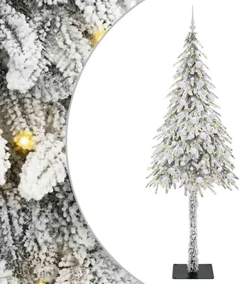 Immagine prodotto di vidaXL Albero di Natale con 300 LED bianchi 210 cm PE e acciaio