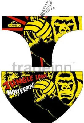 Image de Slip de bain Turbo Jungle Laws Noir M Homme Noir M