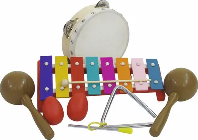Productafbeelding van DIMAVERY Percussie-set III, 7-delig