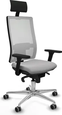 Zdjęcie produktu dla Krzesło biurowe Piqueras y Crespo 3D086G1 Jasnoszare