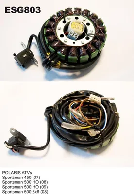 Imagen del producto de Bobinado del motor de arranque (estator) para Polaris Sportsman 450/500 (modelos 2007-2009)