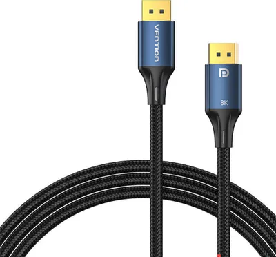 Produktbild von DisplayPort 1.4 Kabel Vention HCELJ 5m, 8K 60Hz/ 4K 120Hz (blau)