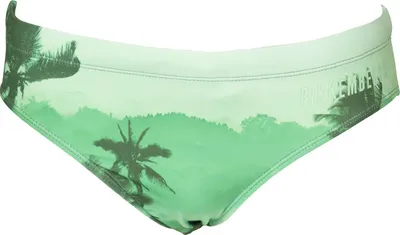 Produktbild von BIKKEMBERGS Herren Badeslips Schwimmbecken Bademode Kordelzug innen Artikel BKK2MSP08 Serie: Tropenlandschaft, XL, Poliestere 82%,Elasthan 18%