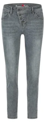 Produktbild von Buena Vista - Damen 5-Pocket Jeans, Malibu cropped stretch denim (BV-B5826-399), Größe:XL, Buena Farben:anthracite denim (8970)