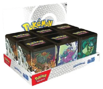 Produktbild von Pokemon Stacking Tin Sammelkarten-Display der Karmesin & Purpur Edition versiegelt