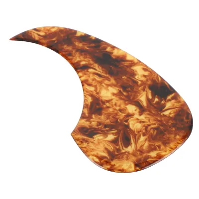 Obrázek produktu pro Guitar Pickguard PVC Decorative Self Adhesive Comma Shape Acoustic Guitar Pickguard