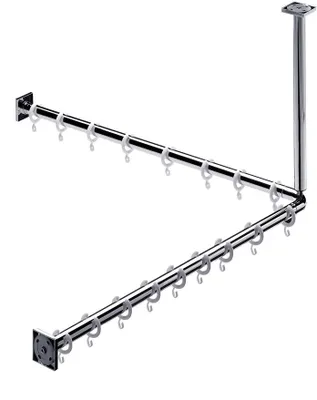 Immagine prodotto di Set di tende da doccia EMCO System 2 800 mm cromo