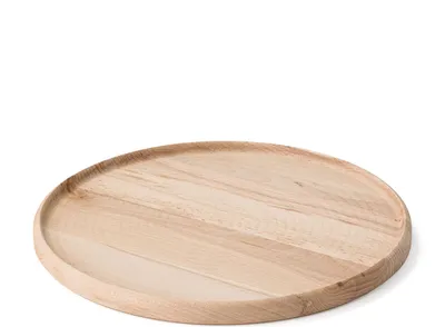 Immagine prodotto di Metrie | Elma-3025 Vassoio rotondo in legno, faggio | 250×16 mm