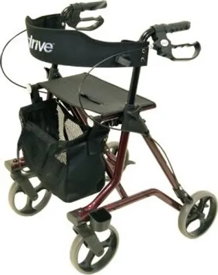 Produktbild von Rollator TORRO mit Stockhalter und Netzkorb>>>>Farbe: anthrazit