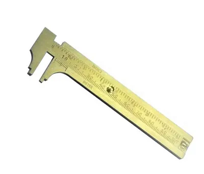 Image de PROMAT Pied à coulisse 100 mm laiton modélisme Pied à coulisse de mesure