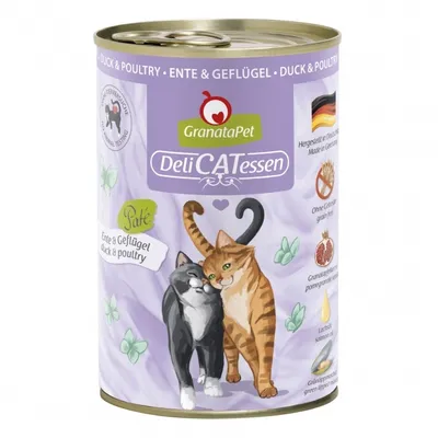Image de GRANATAPET DeliCATessen Canard et volailles - nourriture humide pour chats - 400 g
